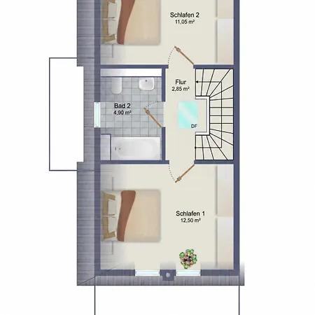 Feriehus Strandhaus Bernstein In Breege
